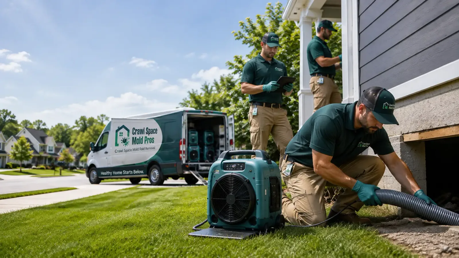 Crawl Space Mold Removal in Gibbon, NE